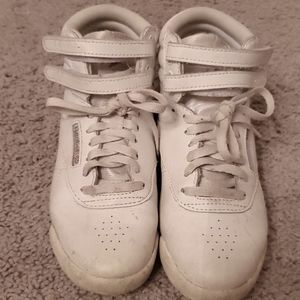 Little Girl's Reebok Freestyle Hi Tops